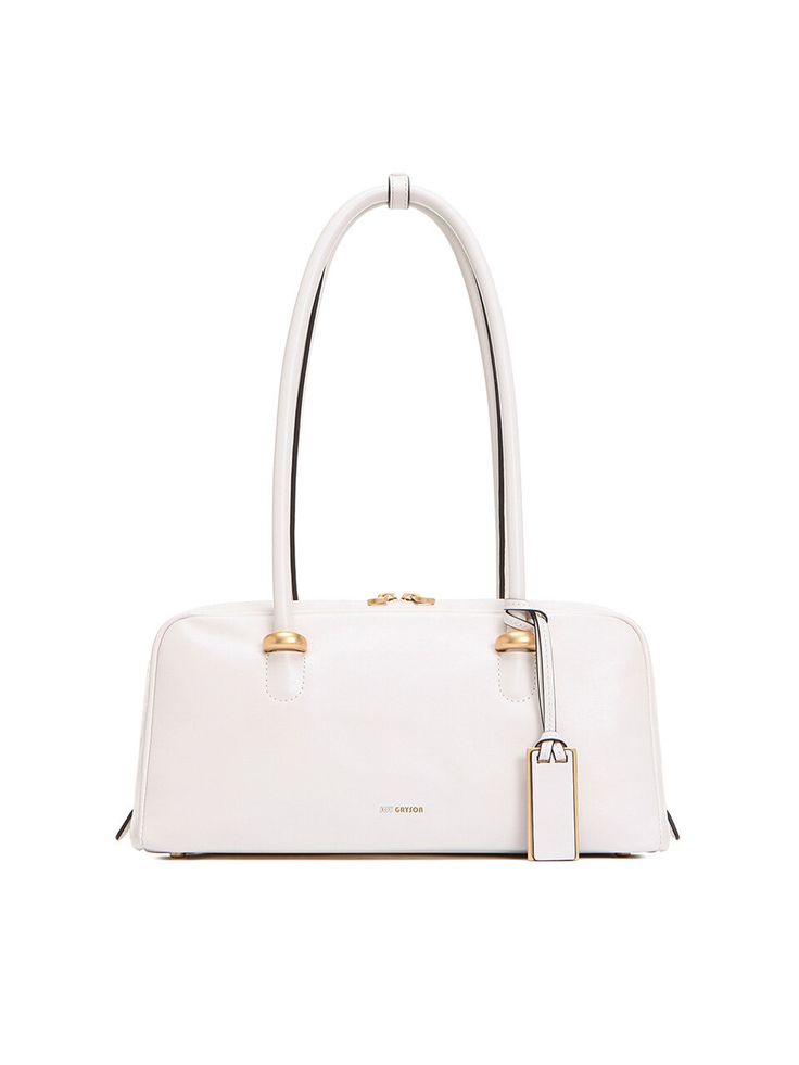 Editor's NotesJOY GRYSON's bag is inspired by various romantic moods in New York.- Light-weighted- Eye-catching zipper closure detail- Rectangular shaped body- Inner pocket with zipper- Feminine and gorgeous styleMeasurements(in.)- Size: 12.2in. (W) / 9.45in. (L) / 3.35in. (D)- Handle: 10.63in. (L)- Weight: 24.69oz.Composition & Care- Cow leather- Avoid direct heat and moisture- Professional cleaning is recommendedDesigner- by JOY GRYSON Feminine Shoulder Bag With Zipper Closure For Travel, Feminine Shoulder Bag With Zipper For Travel, Elegant Satchel Baguette Bag With Zipper Closure, Elegant Satchel Baguette Bag With Zipper, Elegant Baguette Satchel Bag With Zipper Closure, Elegant Baguette Bag Satchel With Zipper, Feminine Shoulder Bag With Zipper Closure, Elegant Baguette Bag With Zipper Closure, Elegant Tote Shoulder Bag With Zipper Pocket