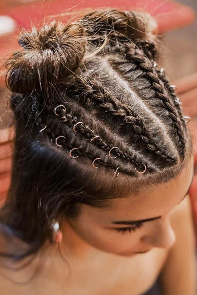 Vision Design, Fest Outfits, Simple Ponytails, Back To School Hairstyles, Penteado Cabelo Curto, Festival Hair, Braided Bun, Easy Braids, Favorite Hairstyles