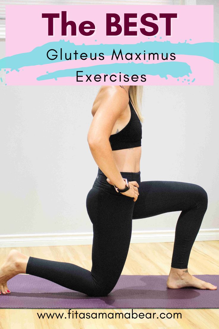 the best gluteus maximus exercises for women to do in their home gym