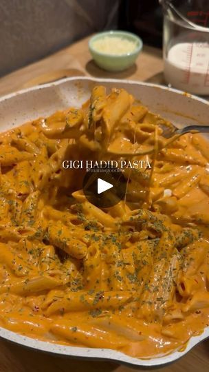 5.7K views · 1.5K reactions | Posted @foodpode • @manasgoodies Gigi hadid pasta with no vodka🍝

4 tbsp butter
half chopped onion
3 minced garlics
3 tbsp tomato paste 
1 1/4 cup heavy cream
1 tsp paprika 
1 tsp black pepper 
1 tsp red chili flakes 
1 tsp chili powder 
1/3 cup pasta water
sprinkle of Parmesan cheese & mozzarella 
2 boxes of penne pasta cooked 

First you are going to melt your butter. Then add your onions and garlic. Sauté that till they shrink in size a bit. Then add your tomato paste and sauté that till mixed. Then add your heavy cream and seasonings. 
Mix that till a sauce starts to form. Next add your pasta water and cheese and then mix that. lastly mix in your pasta with a little bit more of cheese. And there you have a cheesey pasta! | Foodpode | Sabrina Carpenter · P Mix Sauce Pasta, White Sauce Pasta Recipes, Cheesey Pasta, Gigi Hadid Pasta, Hadid Pasta, White Pasta Sauce Recipe, Cheese Mozzarella, White Sauce Pasta, Pasta Water