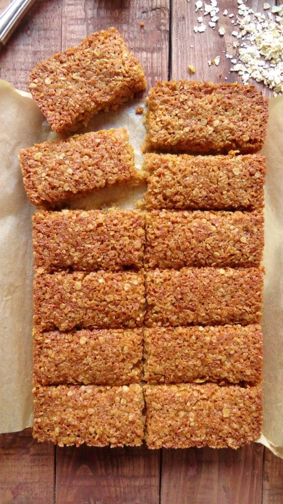 some food that is cut into squares on a table