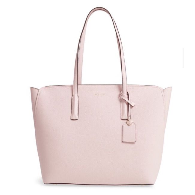 Classy, New W/ Tags, Baby Pink Kate Spade Large Margaux Tote! Style: Margaux Color: Tutu Pink Size: 14” Wide X 12” High X 6.5” Deep 9.5” Double Handles Zip Closure Gold-Tone Exterior Hardware 1 Interior Zip/Slip Pocket Foil Embossed Logo Smoke And Pet Free Luxury Pink Bags For Work, Luxury Pink Bags For Workwear, Classic Pink Kate Spade Shoulder Bag, Feminine Kate Spade Office Bags, Elegant Pink Shoulder Bag For Work, Kate Spade Feminine Formal Bags, Feminine Kate Spade Bags For Formal Occasions, Feminine Formal Kate Spade Bags, Elegant Tan Kate Spade Bag