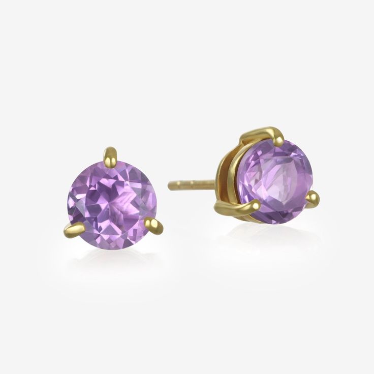 LET’S GET PERSONAL WHAT IT IS: A classic pair of round, gold vermeil stud earrings with a prong-set birthstone. WHY IT’S SPECIAL: A discrete, personalized touch to your jewelry wardrobe® It alludes to ancient times and belief in the power of gemstones to bring good health, luck, and prosperity It’s an easy mix and match in your ear party GOOD TO KNOW: Gold VermeilFaceted stones: 6mm Amelia Rose, Ear Party, Jewelry Wardrobe, Birthstone Earrings, Amethyst Gold, Pink Topaz, Sky Blue Topaz, Birthstone Earring, London Blue Topaz