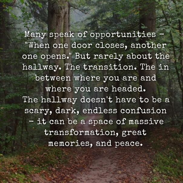 a path in the middle of a forest with a quote on it that reads, many speak