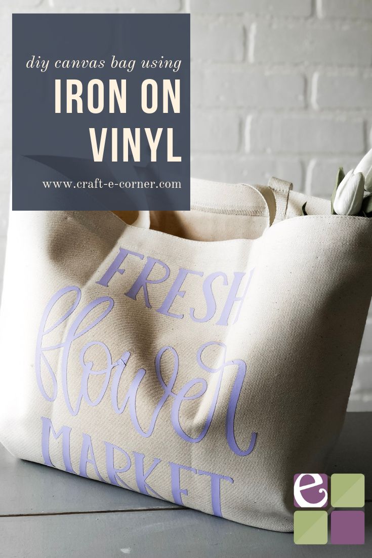 Cricut Canvas Bag, Cricut Tote Bag, Small Canvas Bag Ideas Vinyl, Diy Canvas Bags Iron On, Iron On Vinyl Cricut Craft-e-corner, Iron On Vinyl With An Iron, Canvas Zipper Pouch Cricut, How To Make Canvas, Cricut Iron On Vinyl