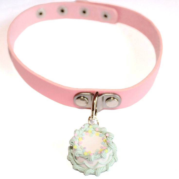 Adjustable Whimsical Choker, Whimsical Adjustable Choker, Pink Adjustable Choker As A Gift, Adjustable Pink Kawaii Jewelry, Cute Adjustable Choker Jewelry, Cute Adjustable Pastel Jewelry, Sweet Pink Polymer Clay Jewelry, Pink Polymer Clay Birthday Jewelry, Handmade Pastel Jewelry For Birthday