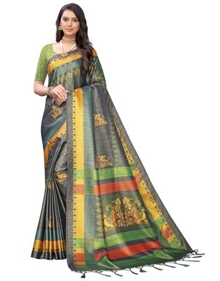 Crepe Sarees, Crepe Saree, Saree With Blouse, Printed Silk, Printed Sarees, Indian Beauty Saree, Petticoat, Blue Fabric, Saree Blouse