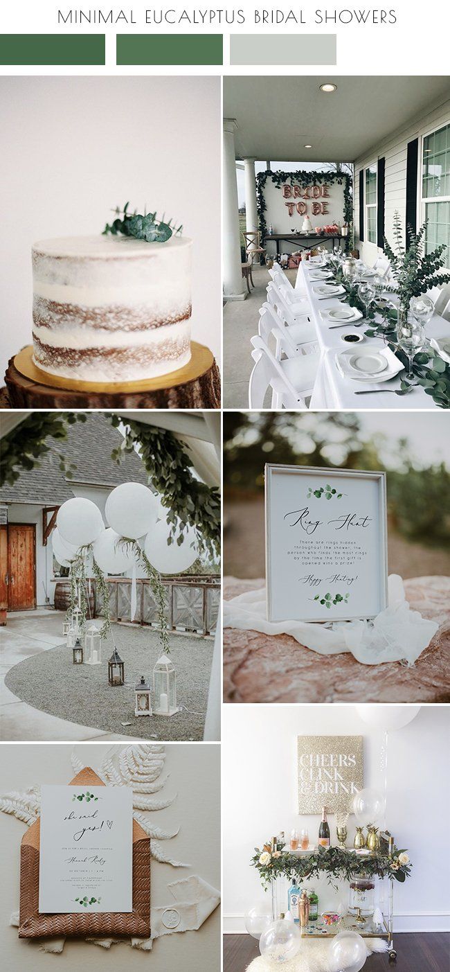 a collage of photos showing different types of wedding decorations