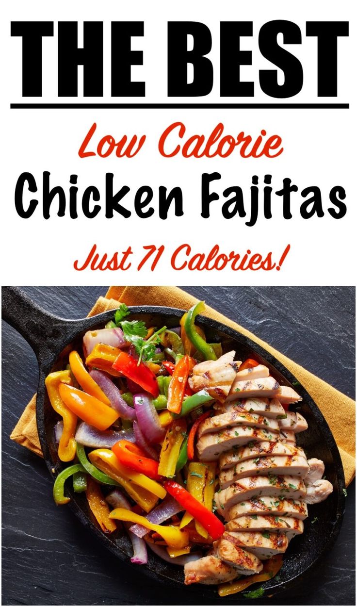 the best low calorie chicken fajitas just 17 calories - cover