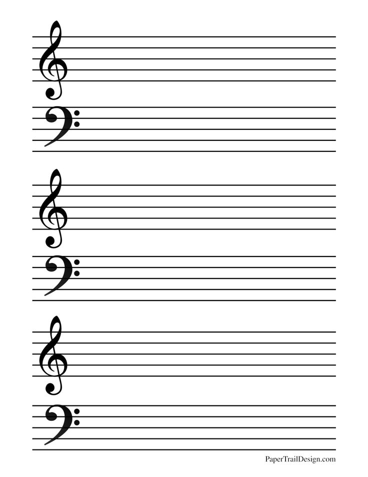 sheet music notes with trebles and musical staffs on the top one side