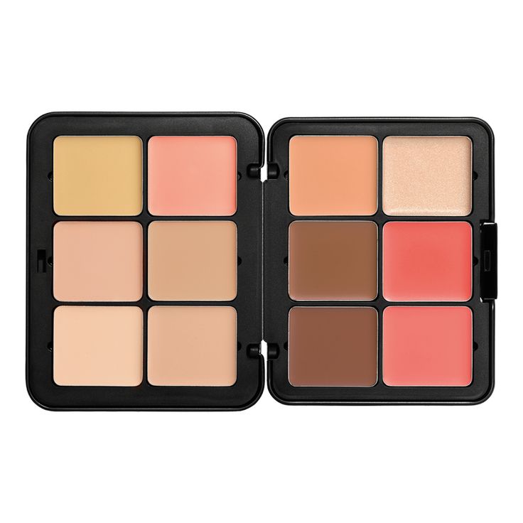 HD SKIN ALL-IN-ONE FACE PALETTE Makeup Forever Palette, Skin Palette, Foundation Palette, Maquillage On Fleek, Cheek Makeup, Cream Foundation, Face Palette, Cream Contour, Makeup Needs