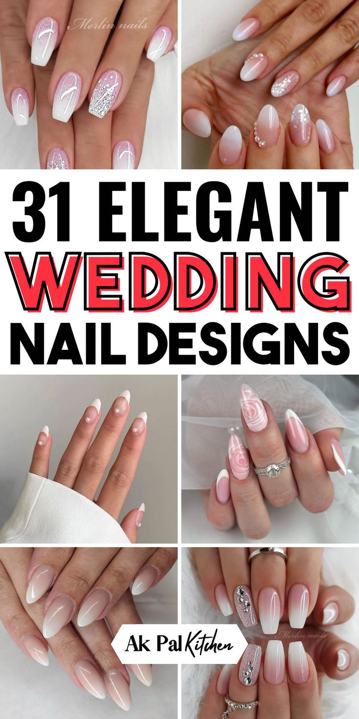 Wedding nails are a must for your big day. Discover elegant wedding nail designs and bridal nail art that will complement your look. From simple wedding nail ideas to wedding glitter nails, there’s a style for every bride. Explore classic bridal nails and French manicures for wedding elegance. Try nude wedding nails for a timeless touch. Wedding gel nails and luxury wedding nail art are perfect for a lasting finish. Check out wedding nail trends, floral wedding nails, and chic wedding nails. Wedding Nails Neutral Simple, Nails For Going To A Wedding, Nail Design For Bride Wedding, White Nails Wedding Brides, Fancy French Nails Wedding, French Nails Accent Nail, Bride Nails Beach Wedding, Gel X Nails Wedding, French Nails For Bride