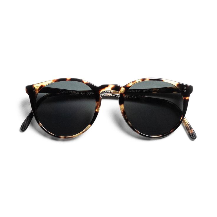 Inspired by the signature frames worn by former LA Dodgers owner Peter O'Malley, these Oliver Peoples sunglasses are an iconic and timeless pair of shades. The vintage-inspired oval frames are handcrafted from layered acetate, while polarized glass lenses reduce glare for maximum clarity and offer 100% UVA protection. Tortoiseshell Sunglasses With Tinted Round Frame, Tortoiseshell Sunglasses With Tinted Round Lenses, Tortoiseshell Round Frame Sunglasses With Tinted Lenses, Tortoiseshell Sunglasses With Tinted Lenses And Round Frame, Classic Sunglasses With Uva Protection, Classic Sunglasses With Uva Protection And Round Frame, Classic Tortoiseshell Cat Eye Sunglasses With Polarized Lenses, Classic Aviator Cat Eye Sunglasses With Tinted Lenses, Classic Cat Eye Aviator Sunglasses With Tinted Lenses