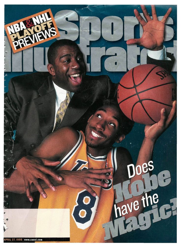 the cover of sports illustrated magazine shows an image of two basketball players holding a ball