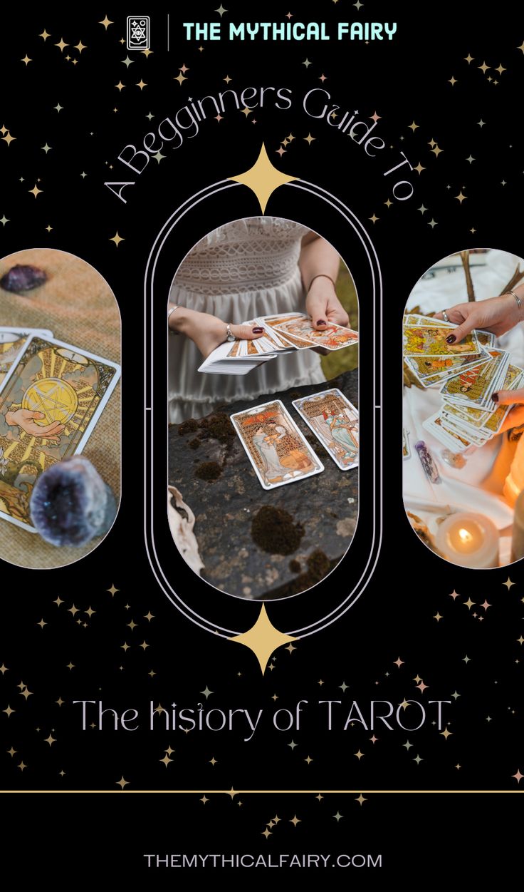 the cover of an astro book with pictures of tarot cards and candles on it