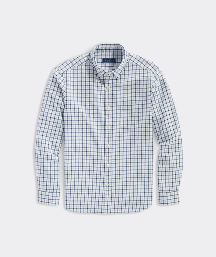 Cotton Twill Indigo Check Shirt When temperatures start to drop, you’ll be glad you have this soft, washed cotton shirt in your closet. It’s got a just-right weight to it that’s easy to layer and always comfortable. The true indigo dye gets better with every wear, too, as the color gradually mellows over time. Soft cotton twill Made with real indigo dye that will get better with age as the color gradually fades Ideal weight for fall layering Heavily washed for comfortable, broken-in feel Classic Classic Cotton Tops For Fall, Classic Washed Tops For Fall, Cotton Button-up Tops For Casual Gatherings, White Cotton Button-up Flannel Shirt, White Cotton Flannel Shirt For Spring, Classic Washed Tops For Spring, White Cotton Long Sleeve Flannel Shirt, Spring Casual Cotton Flannel Shirt, White Long Sleeve Cotton Flannel Shirt