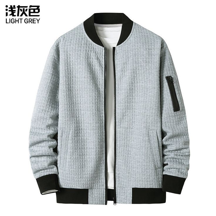 Style: Fashion Material: Polyester Sleeve Length: Full Collar: Stand collar Season: Fall,Winter Package Contents: 1 x Jacket Jacket For Men Winter, Jackets Style, Stand Collar Shirt, Latest Mens Fashion, Fashion Materials, Casual Blazer, Mens Casual Outfits, Collar Shirt, Men Winter