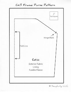 the diagram shows how to make an easy sewing project with two different types of fabric