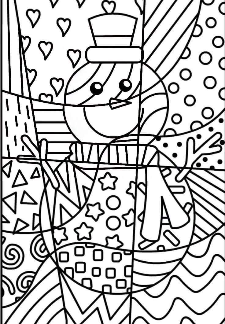 a coloring book page with an image of a man in a top hat and scarf