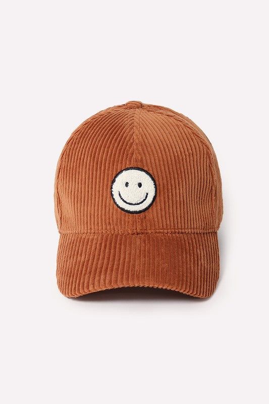 smiley face hat Fun Smiley Face Hat One Size, Trendy Smiley Face Baseball Cap, Casual Trucker Hat With Smiley Face, Casual Smiley Face Snapback Baseball Cap, Playful Smiley Face Snapback Hat, Preppy Hat, Face Patches, Fuchsia Color, Donate To Charity