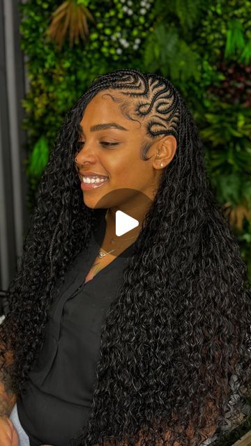 Nastacia Crooks Brady💕🇯🇲🇺🇲 on Instagram: "So in love 😍😍😍 @ywigs_official 
Use code NAS7

Model @b0mblex 

Please do not underestimate this style. It took a totally of 12 hours mainly because we were filming for YouTube. 

#mohawk #bohostyle #njbeauty #njbraider #nas_thestylist" Braided Up Down Hairstyles, Boho Braided Mohawk, Mohawk Braid Hairstyles For Black Women, Wet N Wavy Braids, Boho Mohawk Braid, Knotless Mohawk Braids, Mohawk Boho Braids, Mohawk Boho Knotless Braids, Curly Mohawk Hairstyles For Black Women