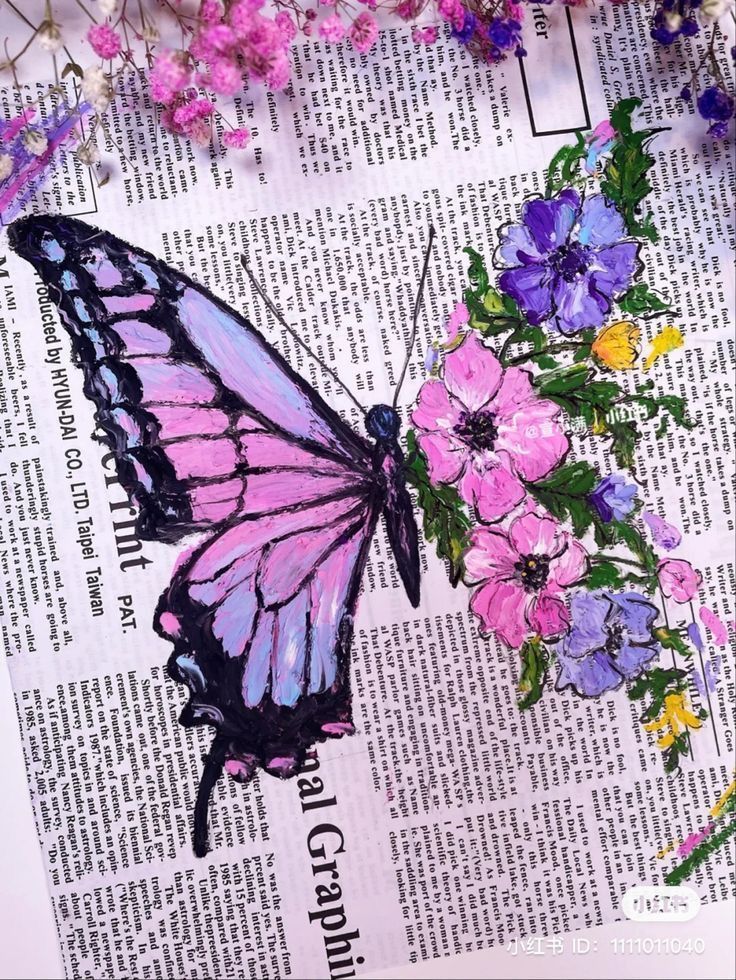 Things To Paint On Canvas Butterfly, Drawing Ideas Aesthetic Butterfly, High School Art Show Ideas, Oil Pastel Art Butterfly, Easy Vintage Paintings, Aesthetic Butterfly Painting, Butterfly Painting Aesthetic, Acrylic Painting Ideas On Canvas Aesthetic, Butterfly Oil Pastel