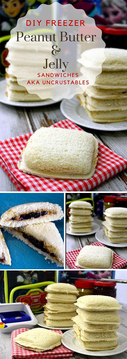 a collage of pictures showing how to make a jelly sandwich with peanut butter and jelly