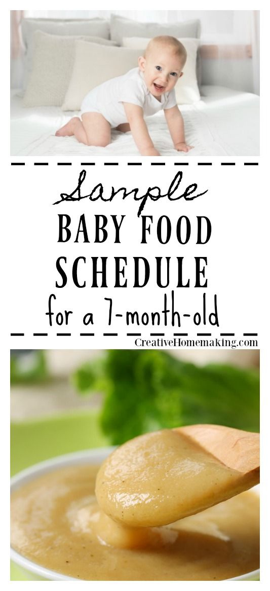 a baby is laying on top of a spoon in a bowl with the words simple baby food schedule for a 1 month - old