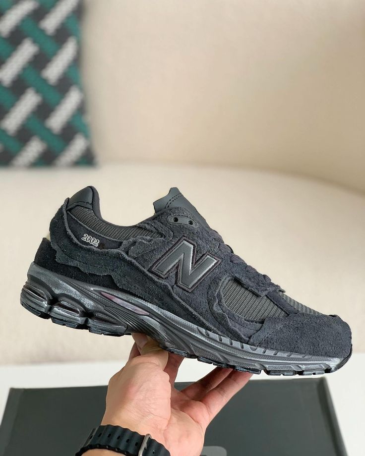 New Balance 2002R Sneakers - fashionupstore1 2002r New Balance, Deconstructed Aesthetic, 2002r Protection Pack, New Balance 2002r, Designer Footwear, Marathon Running Shoes, Loafer Sneakers, Spring Aesthetic, Urban Exploration