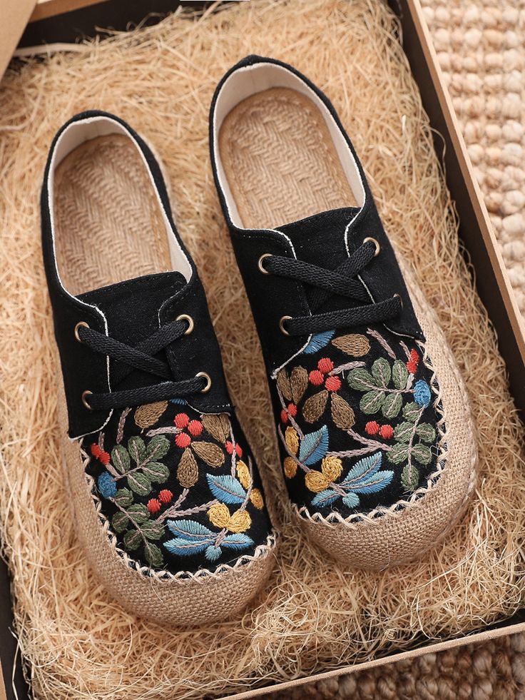 Embroidered Mens Shoes, Casual Embroidered Slip-on Sneakers, Spring Embroidered Canvas Shoes With Round Toe, Spring Embroidered Low-top Canvas Shoes, Embroidered Low-top Canvas Shoes For Spring, Casual Embroidered Canvas Shoes With Round Toe, Casual Embroidered Lace-up Canvas Shoes, Summer Embroidered Lace-up Sneakers, Floral Embroidered Sneakers With Round Toe For Summer