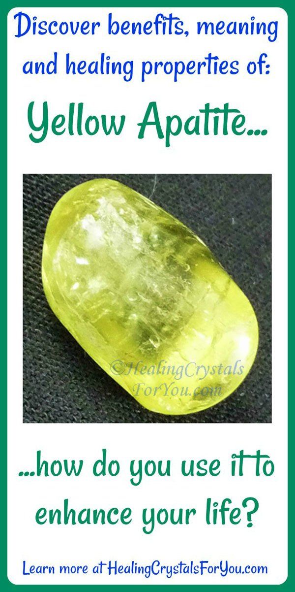 Yellow Apatite helps you lose weight, aids manifestation, stimulates creativity, and brings strength of will and mental clarity. Apatite Crystal Meaning, Essential Oils For Chakras, Citrine Crystal Meaning, Crystal Powers, Yellow Apatite, Crystal Magick, Healing Crystals For You, Apatite Crystal, Earth Gift