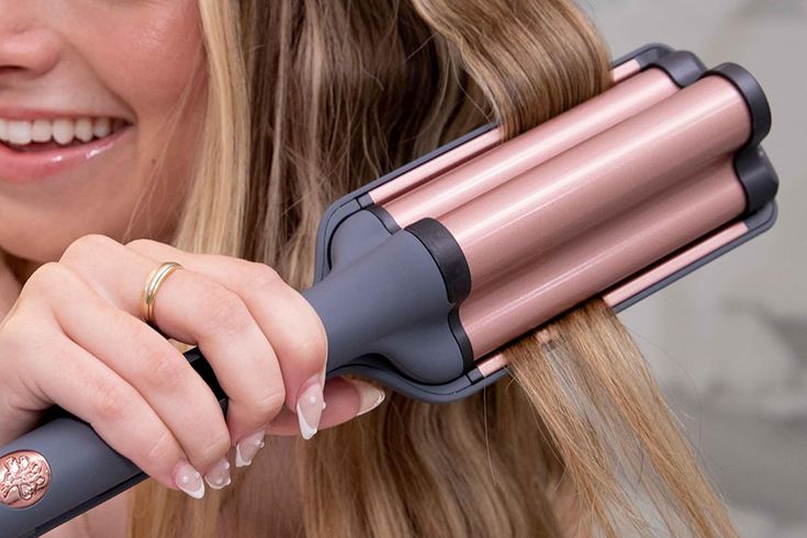 Hairitage Wave Curling Crimping Iron Tool Beach Waves Curls, Hairitage By Mindy, Beachwaver Curling Iron, Sleek Waves, Crimping Iron, Beach Waver, Rotating Curling Iron, Hair Crimper, Hair Waver