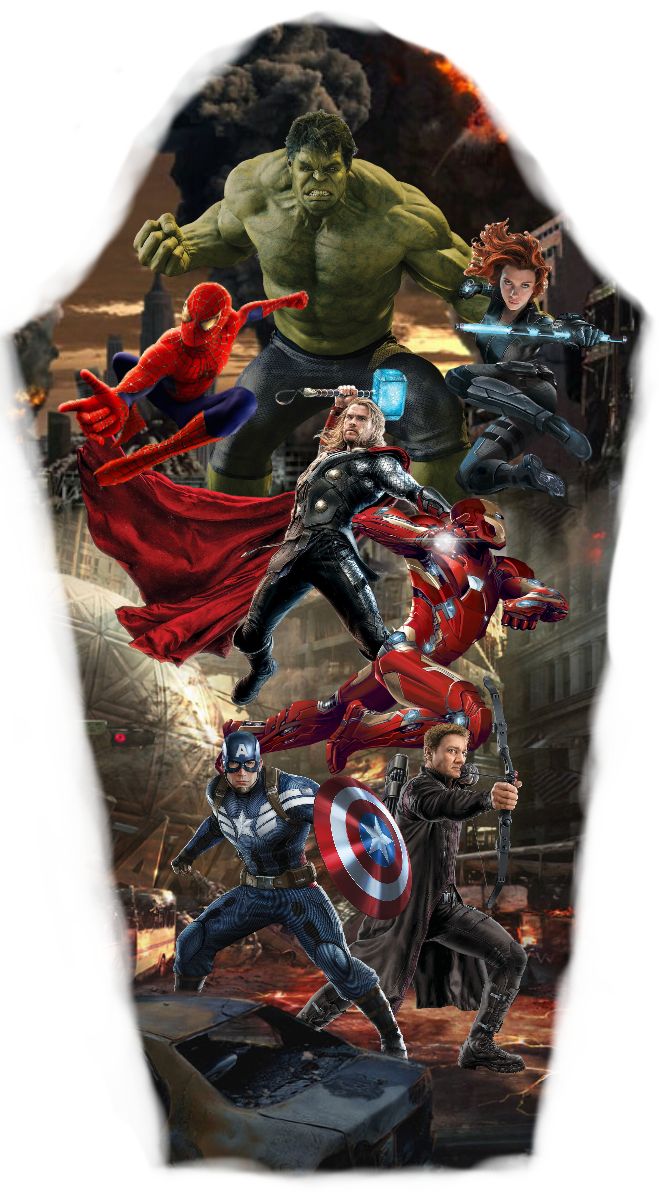 the avengerss collage is shown in this image