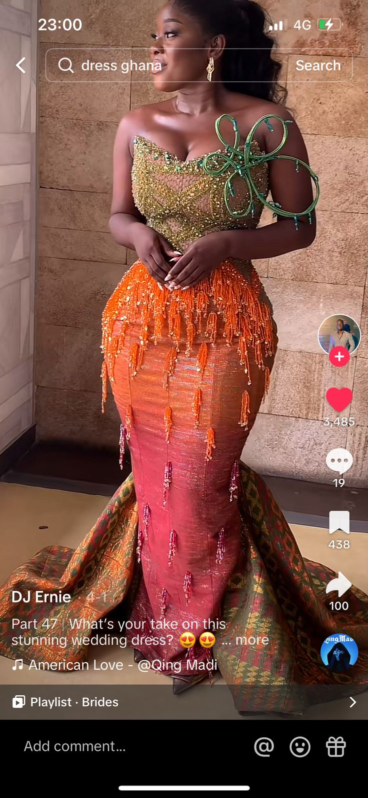 African Party Outfit, Reception Dress Ghana Bride, Kente Dress Wedding, Traditional Ghanaian Wedding Dresses, Ghana Engagement Dresses, Ghanian Traditional Wedding, Ghana Traditional Wedding Engagement, Ghanaian Traditional Wedding Dresses, Ghana Traditional Wedding Dresses