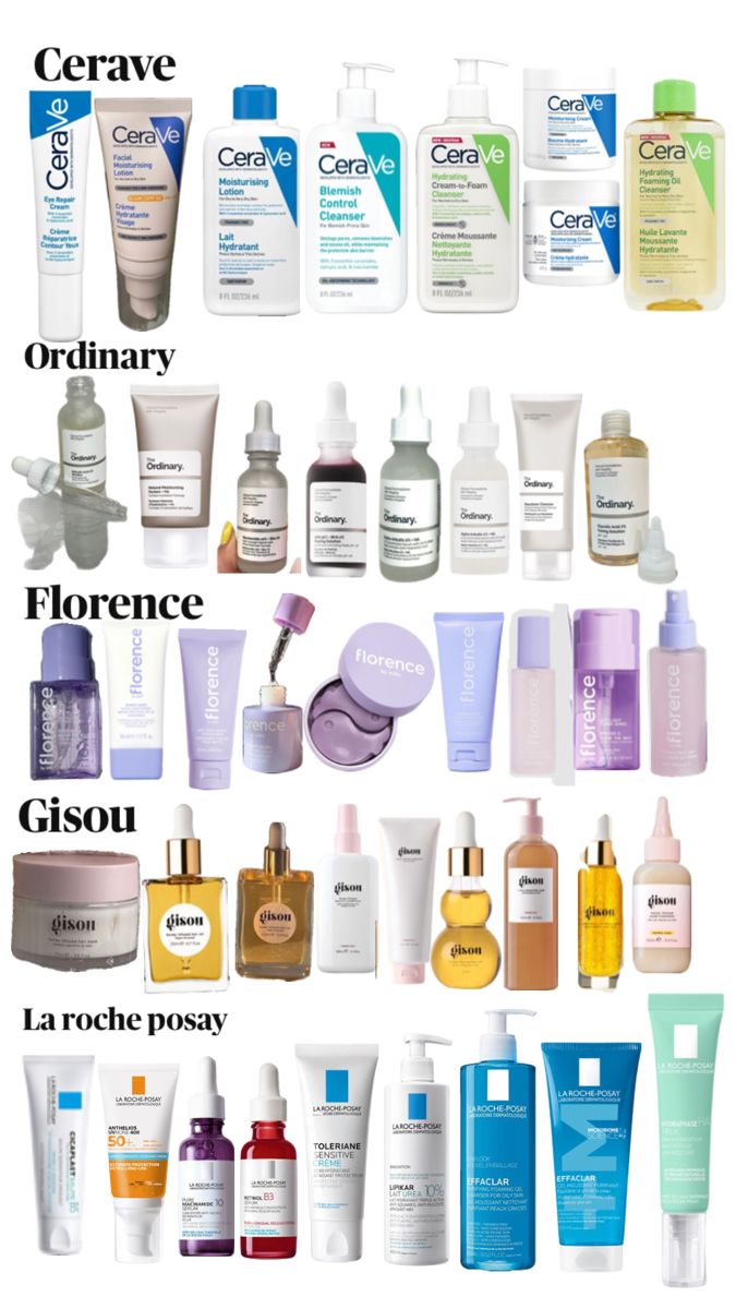 cerave, gisou, la roche posay, florence by mills, are all skincare brands that I really appreciate. so I thought why not share them with you! here are the best products from these brands: ❤️😻 Haut Routine, Men Skin Care Routine, Skin Care Basics, Face Skin Care Routine, Skin Care Routine Order, Florence By Mills, Diy Skin Care Routine, Skincare Brands, Basic Skin Care Routine