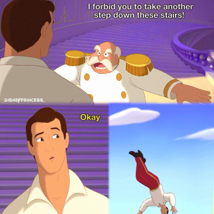 two pictures with the same caption for each character in disney's animated movie