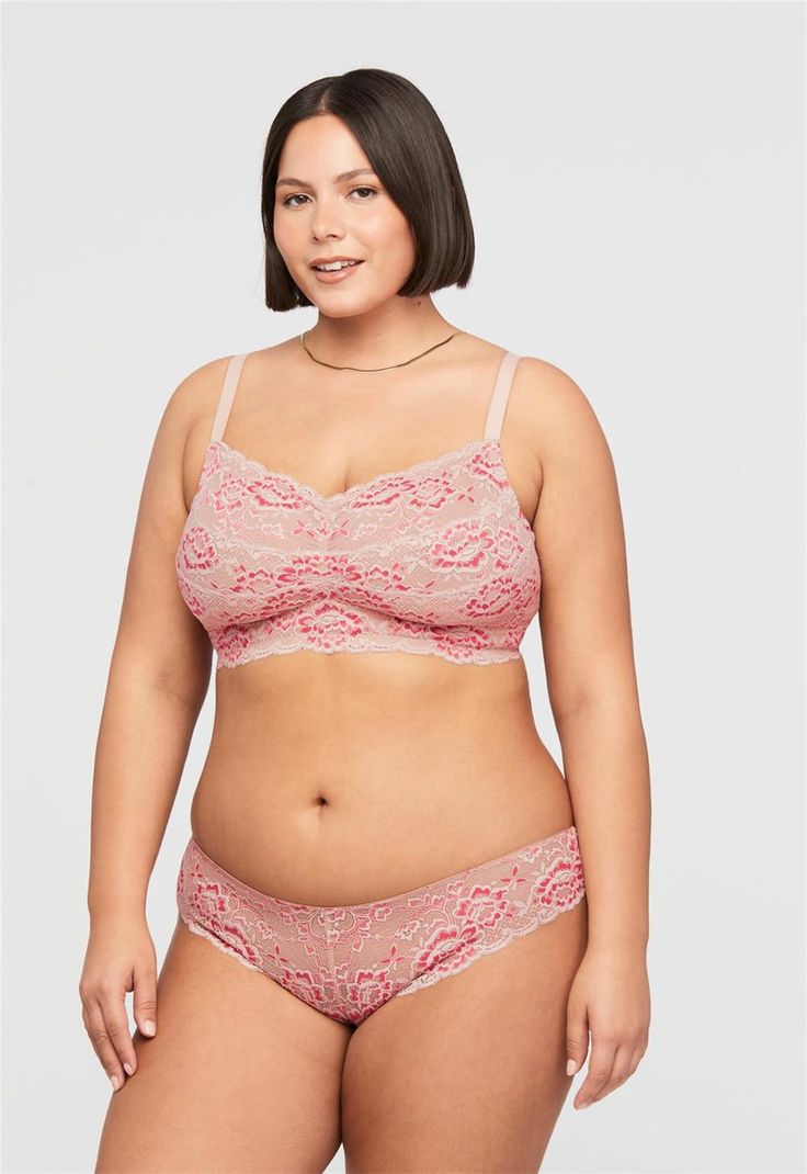 Finally, a bralette designed for fuller cup sizes! Sized like a bra with band and cup sizes, the lace Bralette was designed to support women with larger busts and smaller backs. Wire-free and made with our smooth floral lace, this bralette also features convertible straps that can be styled classic or crisscross to com Full Coverage Lace Nursing Bra With Delicate Lace, Seamless Full Coverage Lace Bra, Full Coverage Lace Bra With Lace Closure, Lace Nursing Bra With Medium Bust Support, Full Coverage Lace Nursing Bra With Lace Closure, Fitted Lace Nursing Bra With Delicate Lace, Full Cup Lace Nursing Bra With Lace Closure, Seamless Lace Nursing Bra, Lace Nursing Bra With Removable Pads