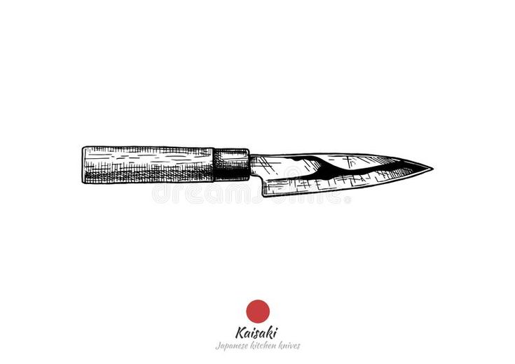 a knife drawn in ink on a white background royalty images and clippings stock illustration