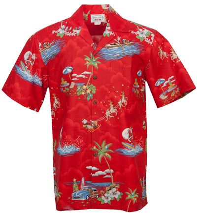 Men's Hawaiian Shirt Cool and Comfortable Men's Hawaiian Shirts in Tropical Inspired Prints Coconut Buttons - Pattern Matching Pocket Manufacturer: Pacific Legend 100% Cotton - Made in Hawaii. Care & Cleaning: Machine wash cold water, mild detergent, tumble dry on low heat. Do not bleach. Warm Iron Measurements Below are of the Actual Garment To Insure a Proper Fit - it is Suggested You Measure a well Fitting Shirt and Compare Against the Sizing Chart Below. Chest Measurement is taken from the front of shirt under the armpits from seam to seam then Doubled. Length Measurement is taken from the top of the collar down to the bottom of the shirt. Size S M L XL 2XL 3XL 4XL Chest 40" 44" 48" 50" 54" 58" 62" Length 28" 29.5" 30" 31" 31.5" 32.5" 33" Christmas Shirts For Men, Tropical Outfit, Hawaiian Christmas, Tropical Holiday, Mele Kalikimaka, Hawaiian Style, Mens Hawaiian Shirts, Aloha Shirt, Hawaiian Shirts