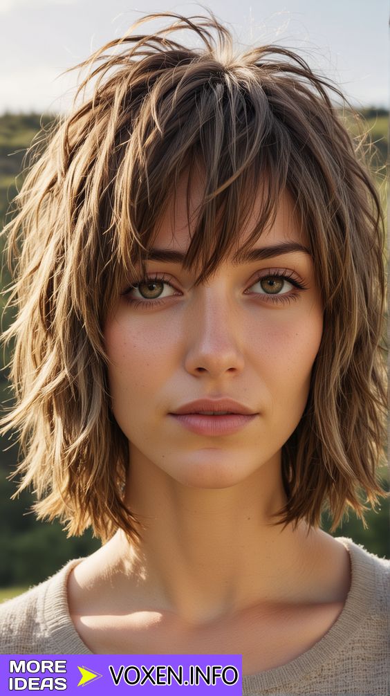 23 Top Medium Short Haircuts for Women in 2024 Medium Short Haircuts For Women, Wolf Cuts, Medium Short Haircuts, Vintage Curls, Easy Hair Cuts, Fall Hairstyles, Perfect Hairstyle, Tousled Waves, Short Haircuts For Women