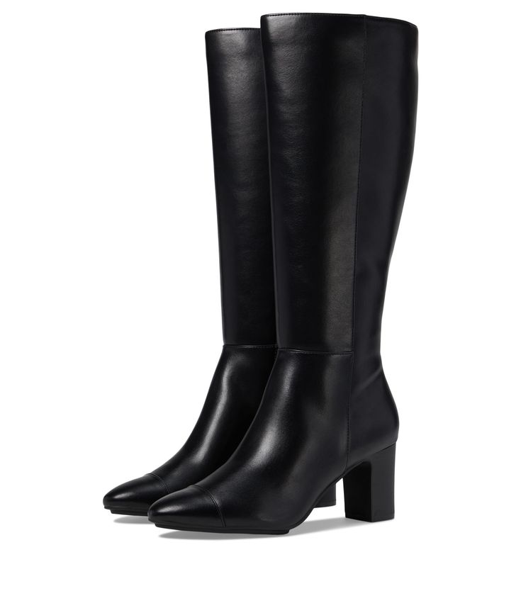 PRICES MAY VARY. Timeless Elegance: The Sawyer Tall Boot boasts a classic yet contemporary design that effortlessly complements a variety of outfits. Its sleek and tall silhouette ensures you're always on-trend. All-Day Comfort: Comfort is paramount for Anne Klein, and these tall boots deliver. A cushioned insole and soft, breathable lining ensure you can wear them from morning to night with ease. Steady High Heel: The high yet manageable heel offers the perfect balance of grace and stability, a Elegant Tall Heeled Boots With Stacked Heel, Elegant Tall Boots For Workwear, Elegant Tall Boots For Work, Elegant Fall Boots In Synthetic Material, Classic Tall Heeled Boots For Fall, Elegant Synthetic Boots For Fall, Elegant Wide Calf Tall Boots, Elegant Tall Heeled Boots For Workwear, Elegant Tall Heeled Boots For Work