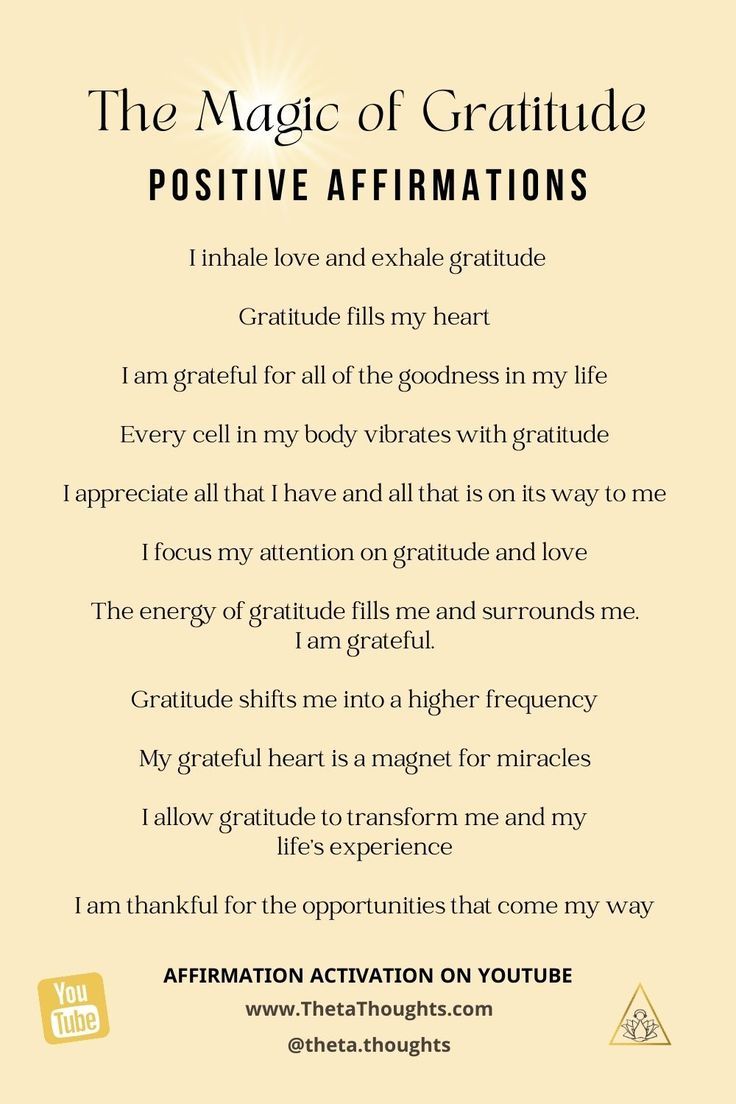 the magic of gratitude positive affirmations