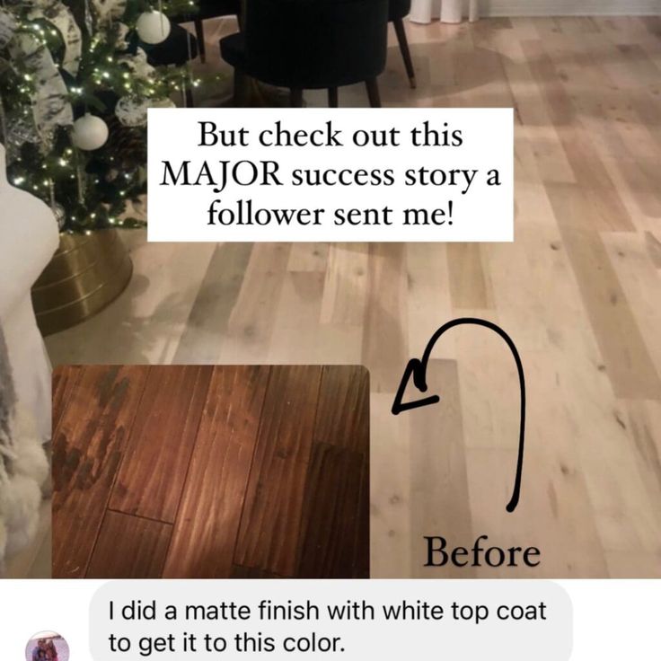 the text reads, but check out this major success story a follower sent me i did not finish with white top coat to get it to