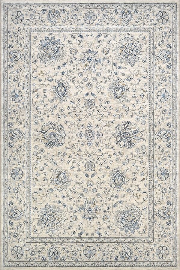 Classic meets contemporary in the look and construction of our Couristan Sultan Treasures Persian Isfahn rug, granting this floor covering the versatility to be placed in your formal dining room or your casual entryway. Thanks to its synthetic construction, these rugs offer incredible durability and comfort as well as inherent stain-resistance. We paired modern blues with traditional floral motifs, lending our Persian-inspired piece a versatile look that thrives in casual or formal settings. Hea Couristan Rugs, Furnishing Fabrics, Area Rug Design, Light Blue Area Rug, Rug Direct, Persian Area Rugs, Handmade Area Rugs, Persian Carpet, Floral Rug