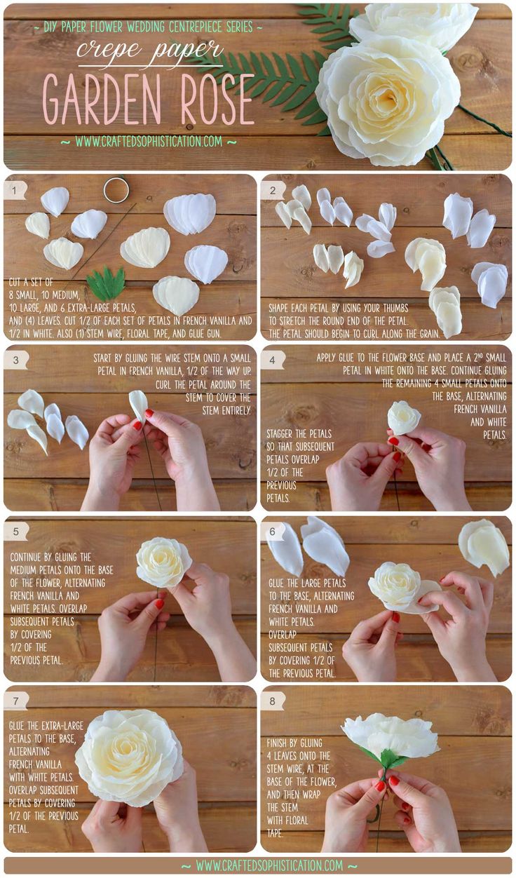 how to make paper flowers that look like roses