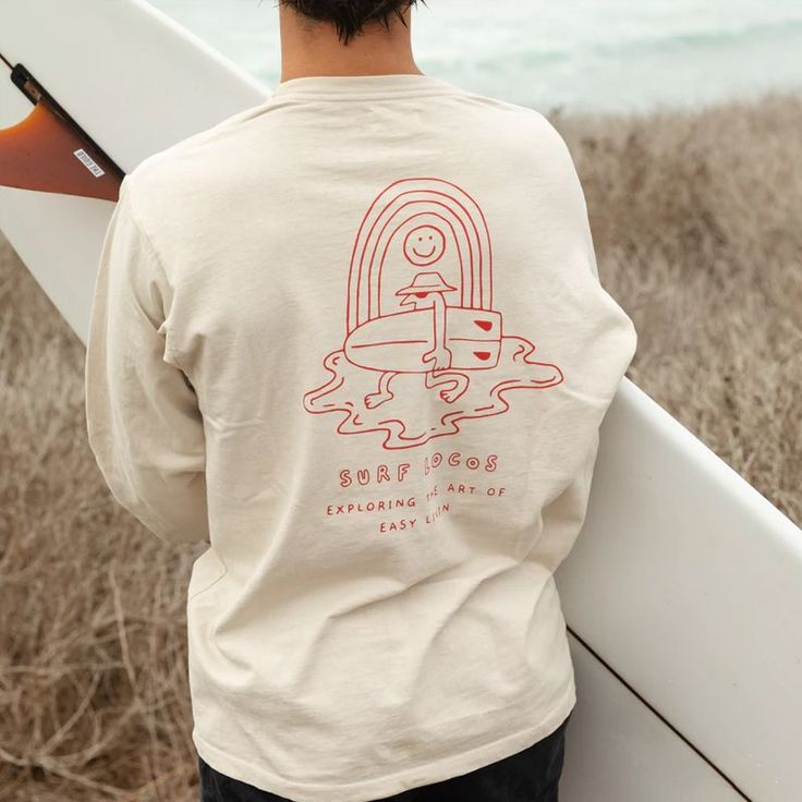 Summer Surf Retro Casual Long Sleeve Tee

A classic white tee with a relaxed fit and a retro surf design. Perfect for a day at the beach or a casual night out. #summer #surf #beach #casual / #Menue_Design #Surf_Logo #Retro_Surf #Surf_Tee Menue Design, Surf Logo, Retro Surf, Surf Tee, Summer Surf, Surf Tshirt, Vintage Surf, Nalu, Pullover Designs