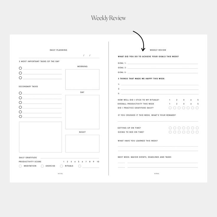 Disc Get It Done Planner productplannertemplate #freeprintables💤 Modern Journal, Weekly Planner Ideas, Planner Weekly Layout, Weekly Review, Daily Planning, Weekly Planner Template, Daily Planner Pages, Goal Planner, Planner Pdf