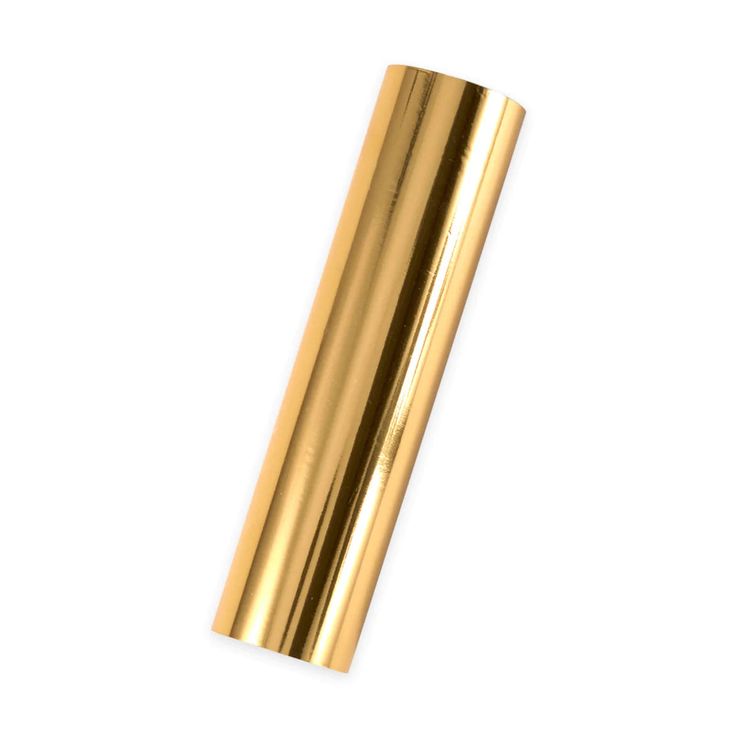 a gold cylinder on a white background