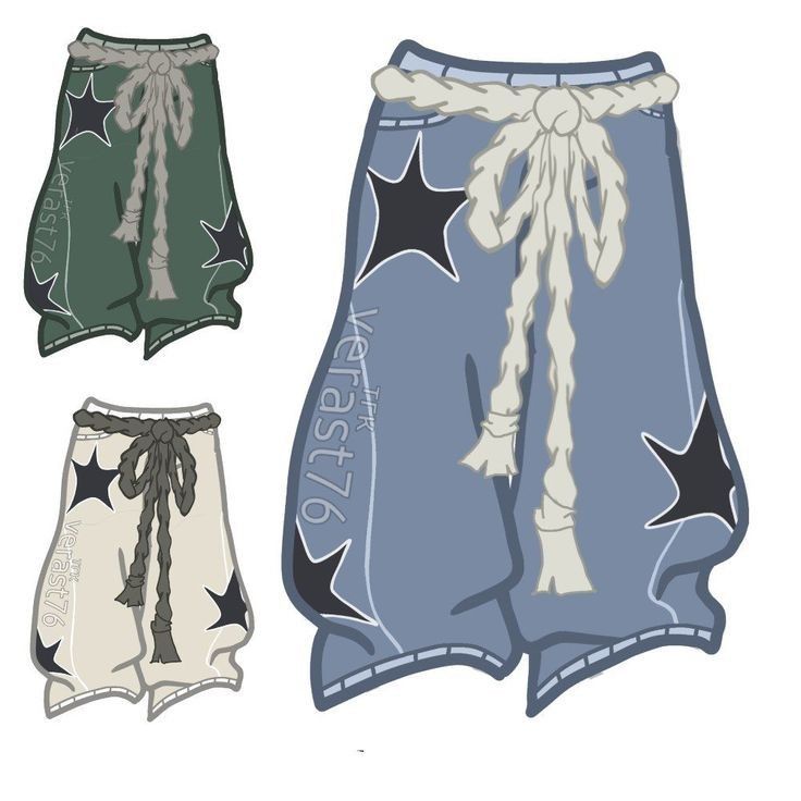 the shorts are designed to look like they have stars on them