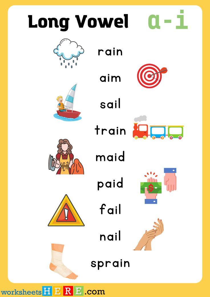 long o level worksheet with pictures and words for children to learn in english